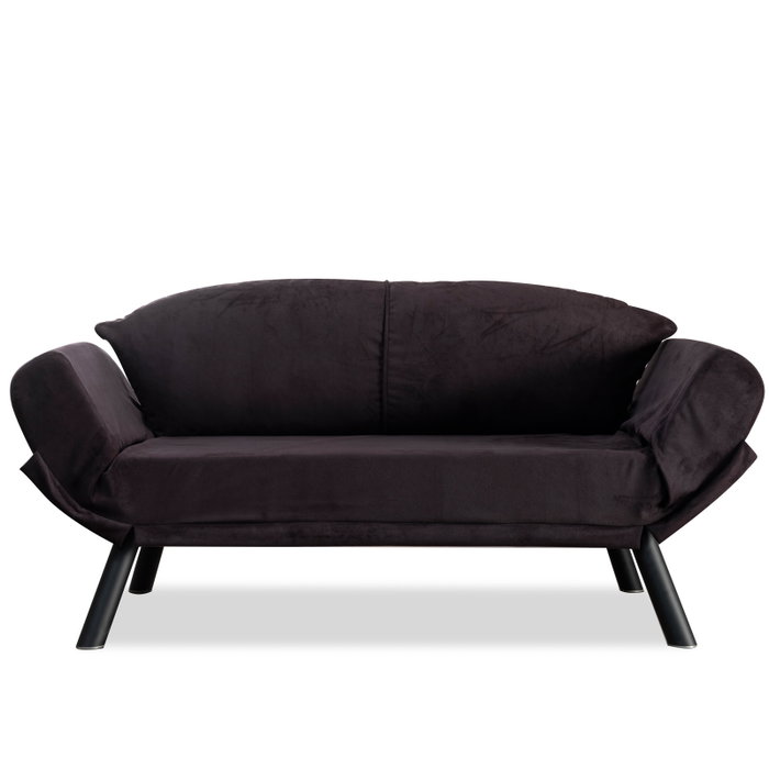 Atelier Del Sofa Genzo Sofá Cama de 2 Plazas - Negro Atelier Del Sofa Genzo Sofá Cama de 2 Plazas - Negro